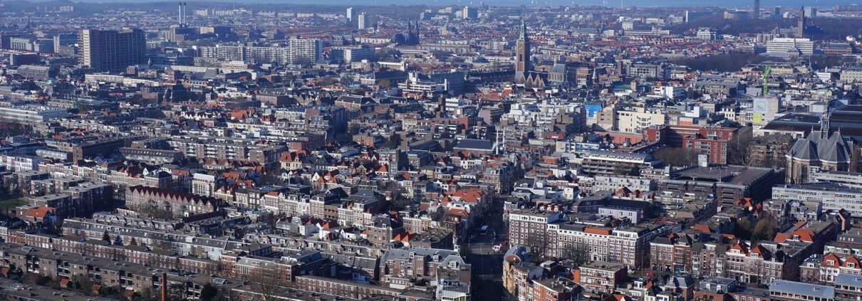 The Hague aerial view