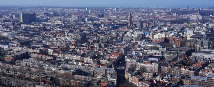 The Hague aerial view